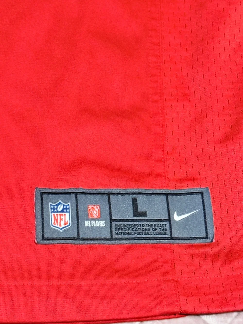 Nike NFL Kansas City Chiefs JuJu Smith-Schuster Jersey Red #9 Men's Size Large